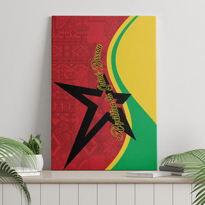 Guinea-Bissau Canvas Wall Art Happy Independence Day