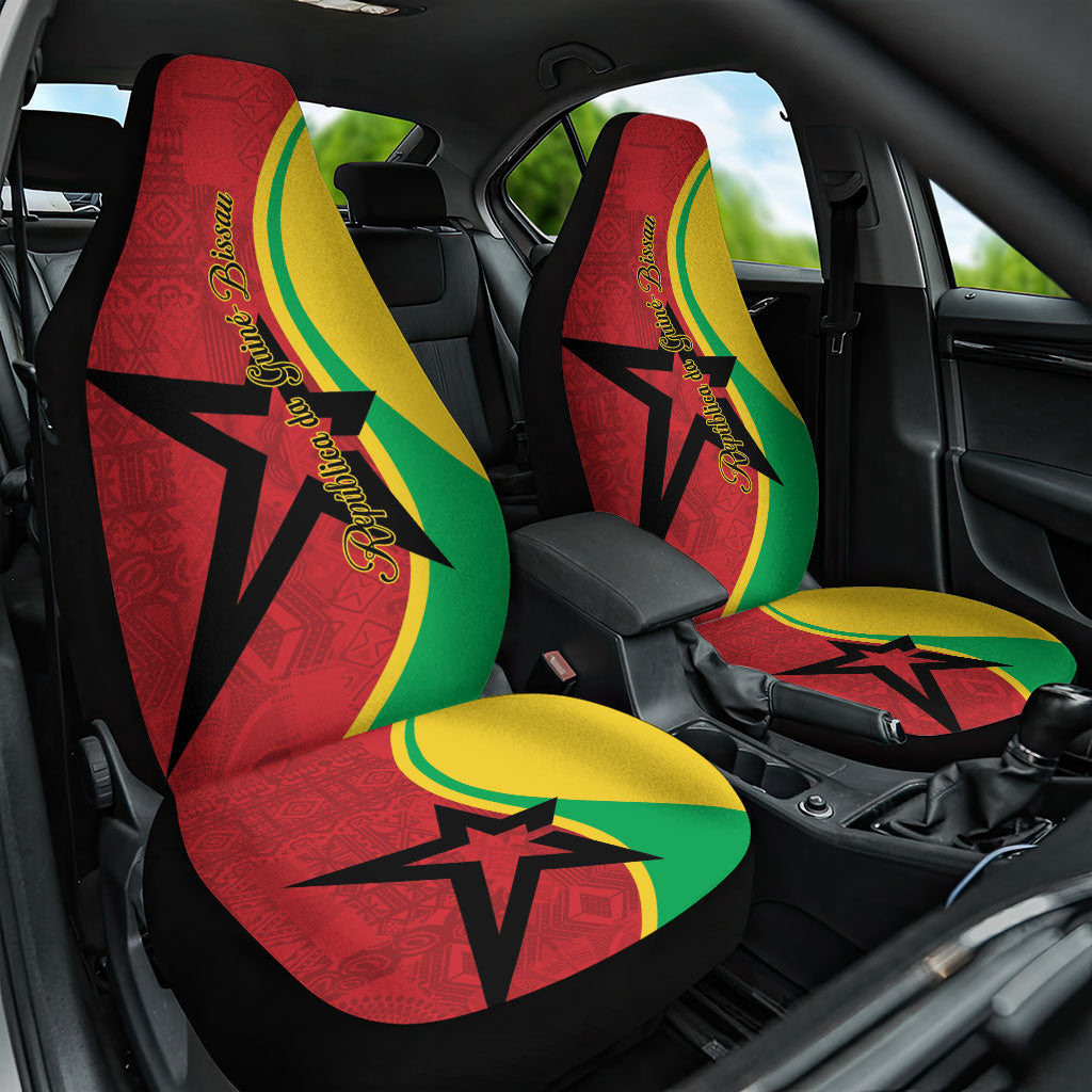Guinea-Bissau Car Seat Cover Happy Independence Day