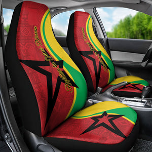 Guinea-Bissau Car Seat Cover Happy Independence Day