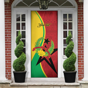 Personalized Guinea-Bissau Door Cover Happy Independence Day