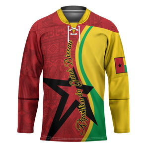 Personalized Guinea-Bissau Hockey Jersey Happy Independence Day