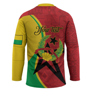 Personalized Guinea-Bissau Hockey Jersey Happy Independence Day