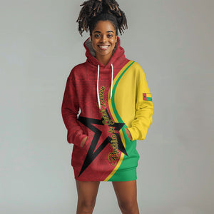 Personalized Guinea-Bissau Hoodie Dress Happy Independence Day