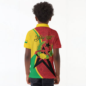 Personalized Guinea-Bissau Kid Polo Shirt Happy Independence Day