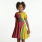 Personalized Guinea-Bissau Kid Short Sleeve Dress Happy Independence Day