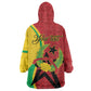 Personalized Guinea-Bissau Kid Wearable Blanket Hoodie Happy Independence Day