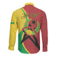 Personalized Guinea-Bissau Long Sleeve Button Shirt Happy Independence Day