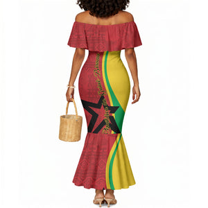 Personalized Guinea-Bissau Mermaid Dress Happy Independence Day