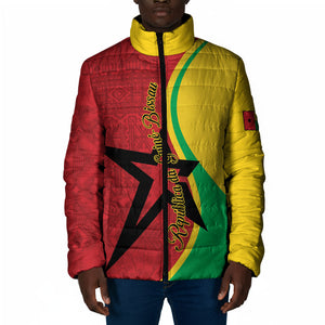 Personalized Guinea-Bissau Padded Jacket Happy Independence Day