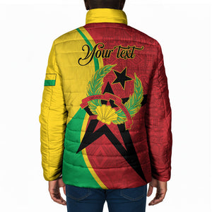 Personalized Guinea-Bissau Padded Jacket Happy Independence Day