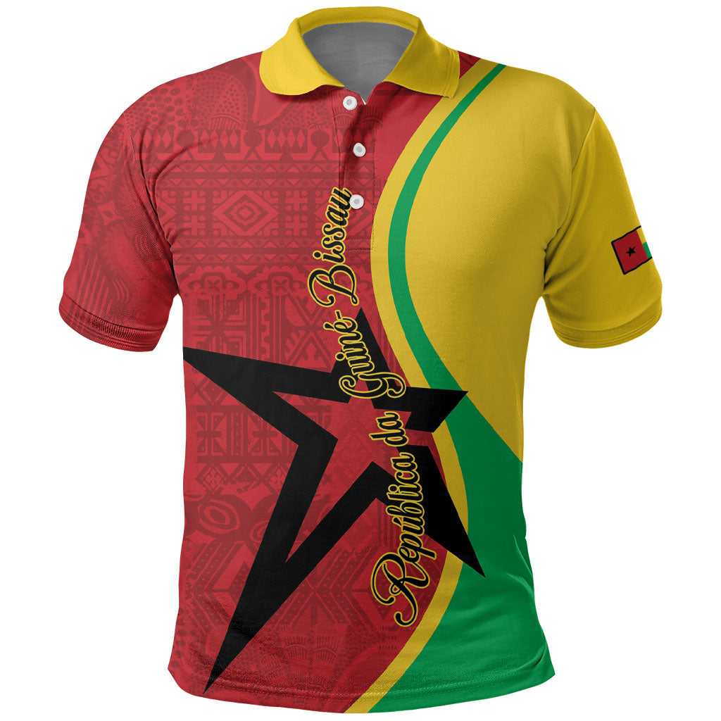 Personalized Guinea-Bissau Polo Shirt Happy Independence Day