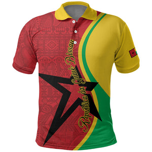 Personalized Guinea-Bissau Polo Shirt Happy Independence Day