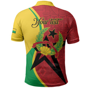 Personalized Guinea-Bissau Polo Shirt Happy Independence Day