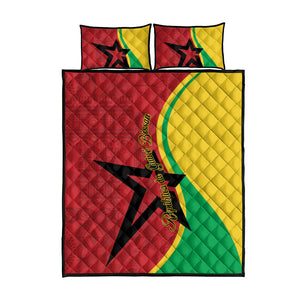 Guinea-Bissau Quilt Bed Set Happy Independence Day