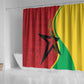 Guinea-Bissau Shower Curtain Happy Independence Day