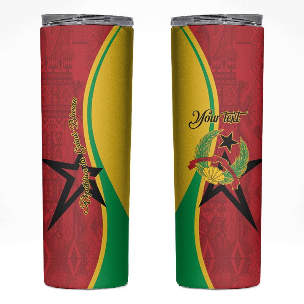 Personalized Guinea-Bissau Skinny Tumbler Happy Independence Day