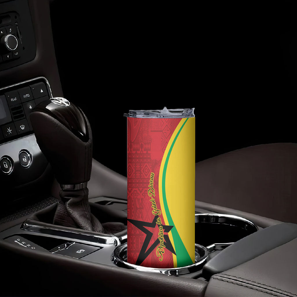 Personalized Guinea-Bissau Skinny Tumbler Happy Independence Day