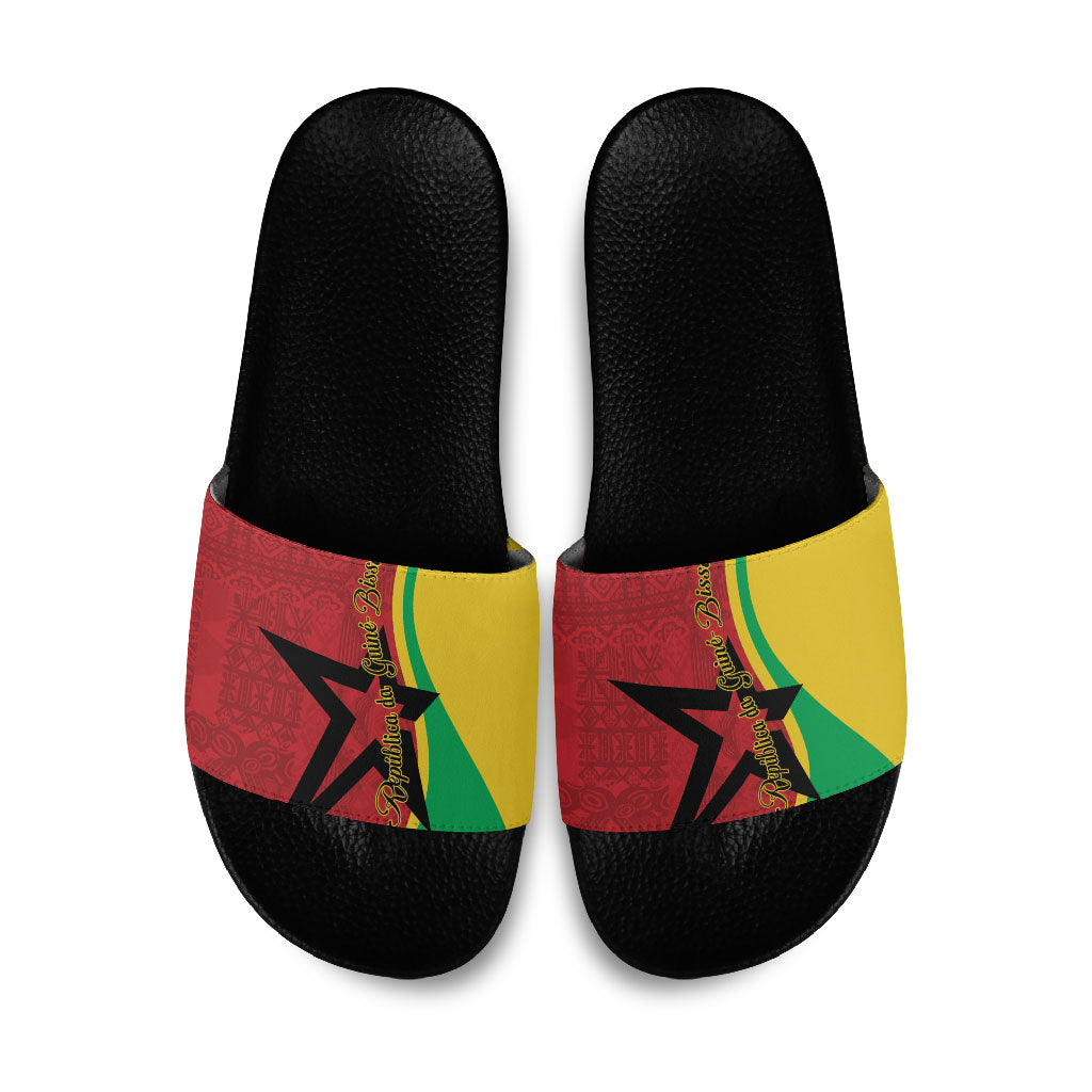 Guinea-Bissau Slide Sandals Happy Independence Day