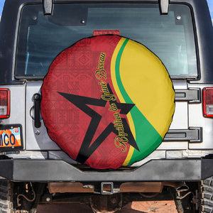 Guinea-Bissau Spare Tire Cover Happy Independence Day