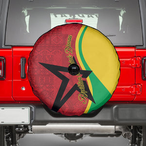 Guinea-Bissau Spare Tire Cover Happy Independence Day