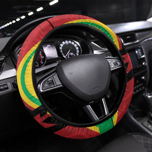 Guinea-Bissau Steering Wheel Cover Happy Independence Day