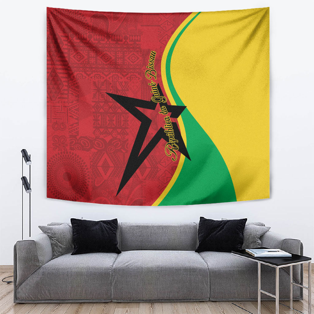 Guinea-Bissau Tapestry Happy Independence Day