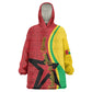 Personalized Guinea-Bissau Wearable Blanket Hoodie Happy Independence Day