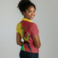 Personalized Guinea-Bissau Women Polo Shirt Happy Independence Day