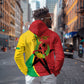 Personalized Guinea-Bissau Zip Hoodie Happy Independence Day