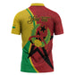 Personalized Guinea-Bissau Zipper Polo Shirt Happy Independence Day