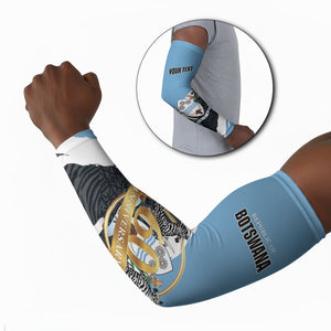Personalized Botswana 2026 Arm Sleeves 60th Anniversary