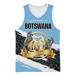 Personalized Botswana 2026 Basketball Jersey 60th Anniversary