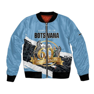 Personalized Botswana 2026 Bomber Jacket 60th Anniversary