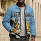 Personalized Botswana 2026 Bomber Puffer Jacket 60th Anniversary