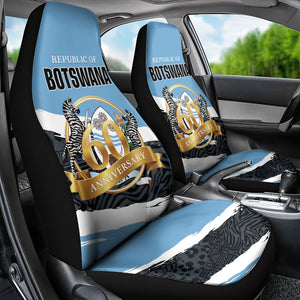 Botswana 2026 Car Seat Cover 60th Anniversary