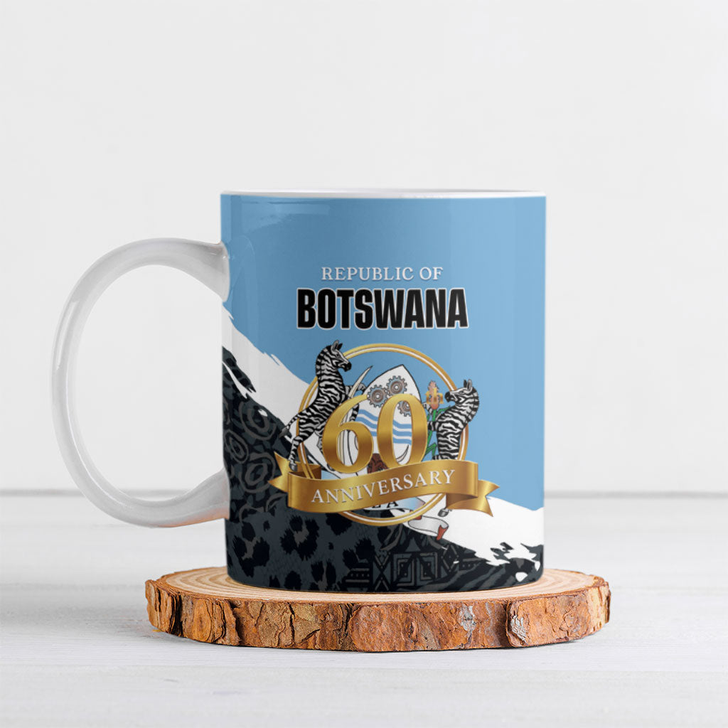 Personalized Botswana 2026 Ceramic Mug 60th Anniversary
