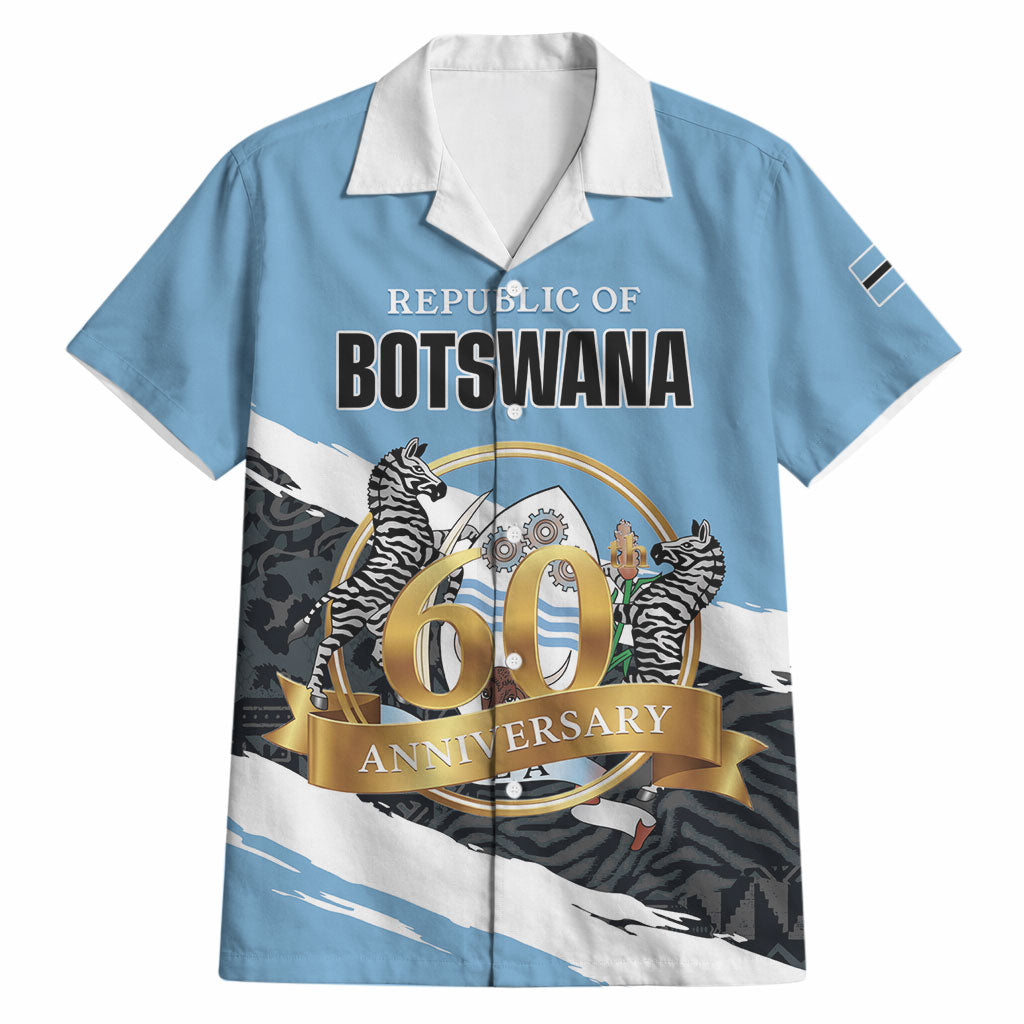 Personalized Botswana 2026 Hawaiian Shirt 60th Anniversary