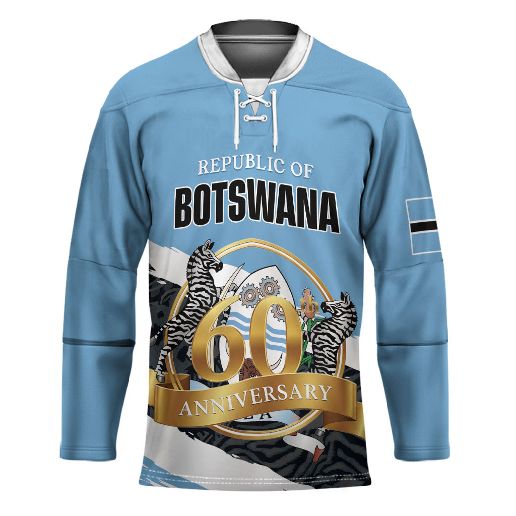 Personalized Botswana 2026 Hockey Jersey 60th Anniversary