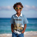 Personalized Botswana 2026 Kid Hawaiian Shirt 60th Anniversary