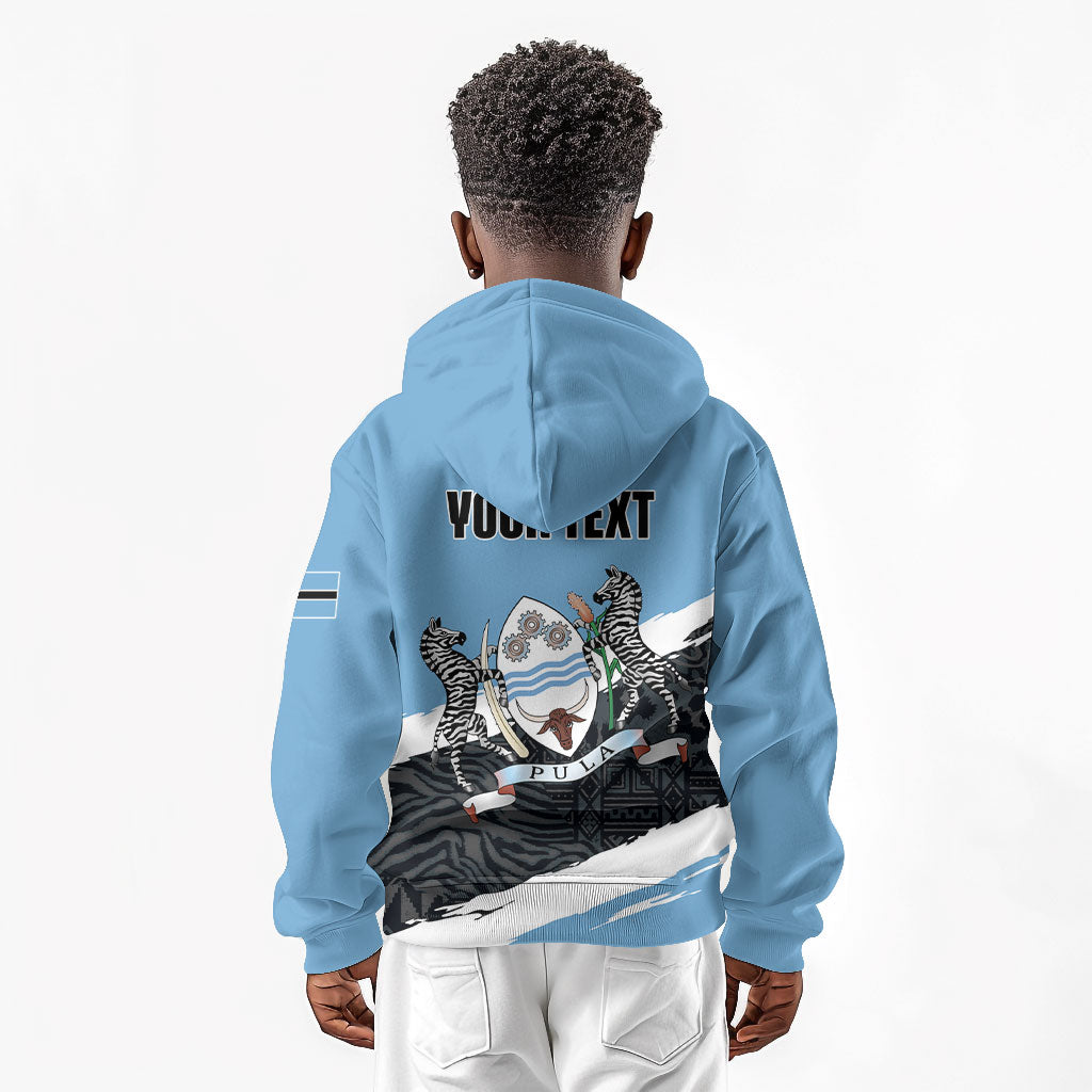 Personalized Botswana 2026 Kid Hoodie 60th Anniversary