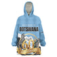 Personalized Botswana 2026 Kid Wearable Blanket Hoodie 60th Anniversary