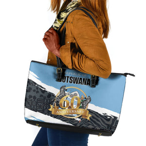 Botswana 2026 Leather Tote Bag 60th Anniversary