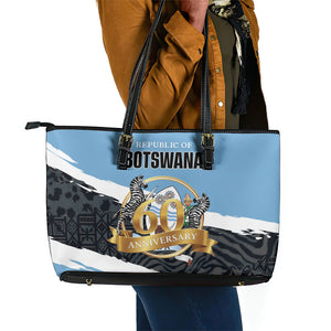 Botswana 2026 Leather Tote Bag 60th Anniversary
