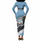 Personalized Botswana 2026 Long Sleeve Bodycon Dress 60th Anniversary