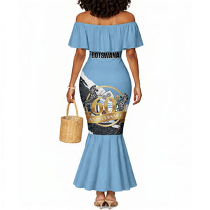 Personalized Botswana 2026 Mermaid Dress 60th Anniversary
