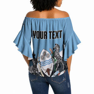 Personalized Botswana 2026 Off Shoulder Wrap Waist Top 60th Anniversary