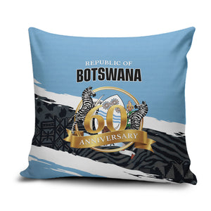Botswana 2026 Pillow Cover 60th Anniversary