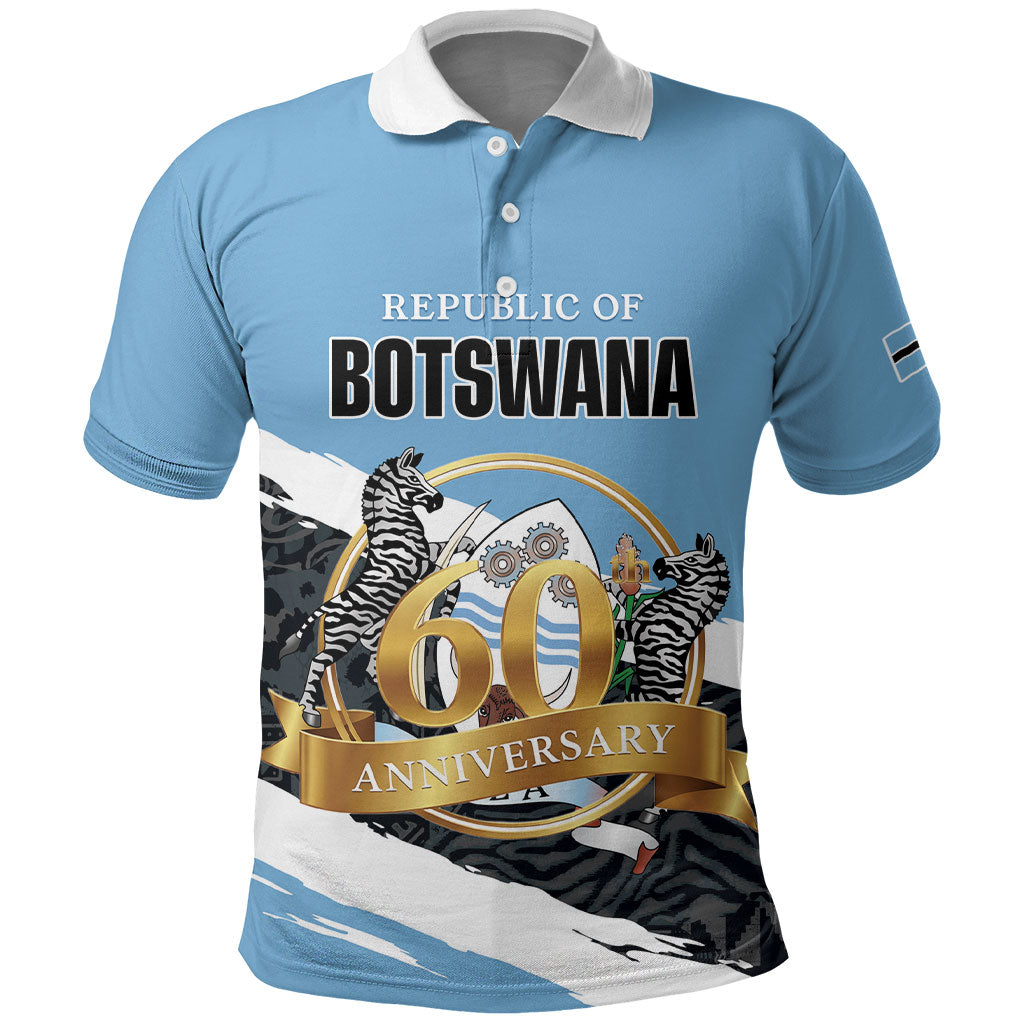 Personalized Botswana 2026 Polo Shirt 60th Anniversary