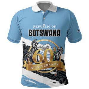 Personalized Botswana 2026 Polo Shirt 60th Anniversary