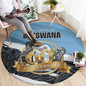Botswana 2026 Round Carpet 60th Anniversary